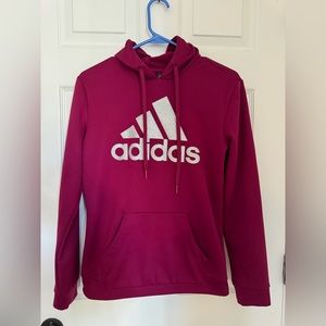 Adidas purple hoodie size small